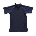 画像7: 男児半袖　無地シンプル　水着ウェア　ラッシュガード キッズ 半袖 ハイネック 男の子 女の子 水着 スイムウェア 接触冷感 UVカット 吸汗速乾 水陸両用 [SL1916] (7)