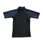 画像10: 男児半袖シンプル水着ウェア　ッシュガード キッズ 半袖 ハイネック UVカット 半袖シャツ 水着 tシャツ スイムウェア スポーツシャツ ジュニア 水陸両用 吸湿速乾 [SL1920] (10)