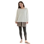 画像25: ロング袖Tシャツ　ショットパンツ　トップス　ハイウェストショーツ　9分レギンス　5点セット体系カバー水着 　水着レディース 　体型カバー ラッシュガード　大きいサイズ ママ水着　リゾート水着 ヨガウェアにも　スポーツウェア [SW25B2-01] (25)