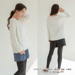 画像10: ロング袖Tシャツ　ショットパンツ　トップス　ハイウェストショーツ　9分レギンス　5点セット体系カバー水着 　水着レディース 　体型カバー ラッシュガード　大きいサイズ ママ水着　リゾート水着 ヨガウェアにも　スポーツウェア [SW25B2-01] (10)