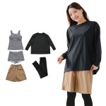 画像16: 無地　ロング袖体系カバーTシャツ　布帛ショットパンツ　レギンス　タンキニ上下セット　水着5点セット レディース 体型カバー ラッシュガード 長袖 5点セット フィットネス [SW502] (16)