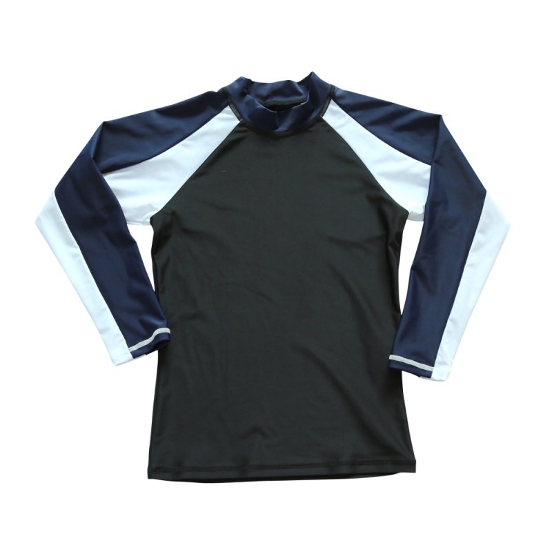 画像11: 男児長袖　シンプル水着男児ウェア水着ロング袖 スイムシャツ スポーツシャツ ランニング バスケットボール ラッシュガード サッカー 野球 男の子 女の子 ジュニアラッシュガード スイムウェア 子供 ジュニア  (11)