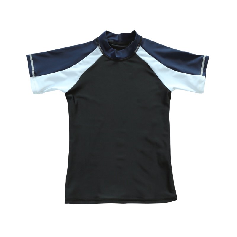 画像11: 男児半袖シンプル水着ウェア　水着半袖 スイムシャツ 半袖 スポーツシャツ ランニング バスケットボール ラッシュガード サッカー 野球 男の子 女の子 ジュニアラッシュガード スイムウェア 子供 ジュニア (11)