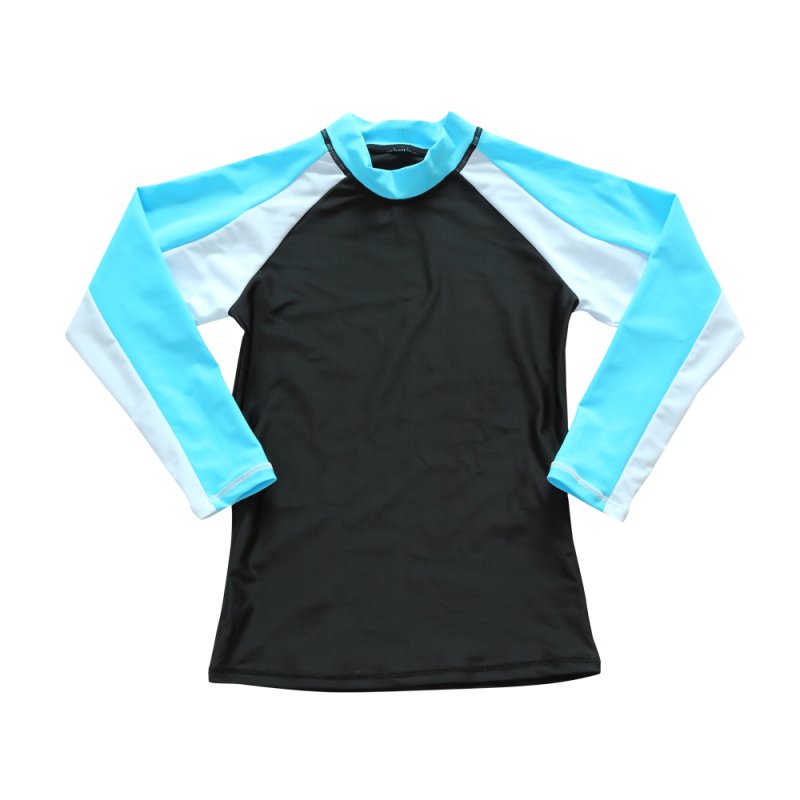 画像12: 男児長袖　シンプル水着男児ウェア水着ロング袖 スイムシャツ スポーツシャツ ランニング バスケットボール ラッシュガード サッカー 野球 男の子 女の子 ジュニアラッシュガード スイムウェア 子供 ジュニア  (12)