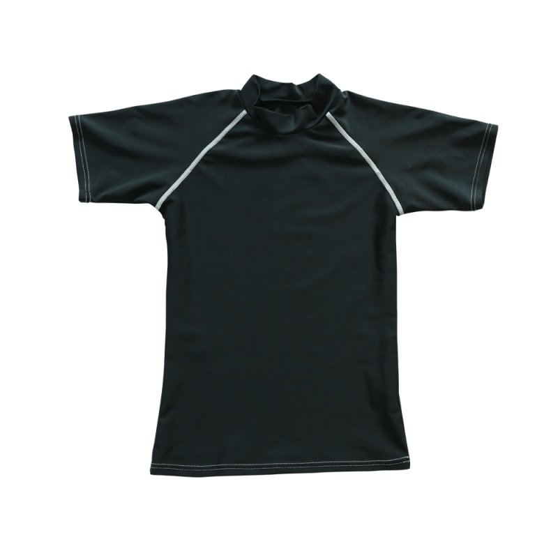 画像12: 男児半袖 水着ウェア ッシュガード キッズ スクール 水着 半袖 ラッシュ tシャツ 子供 学校 水陸両用 スイムウェア スポーツ 小学生 中学生 スイム 男女兼用 [UVカット・冷感速乾] (12)