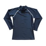 画像13: 男児水着　ロングウェア　ラッシュガード キッズ 長袖 男の子 女の子 ユニセックス Tシャツ クール水着 ハイネック 立ち襟タイプ ス 冷感夏用インナー 水陸両用 スイムウェア 体型カバー 日焼け予防 吸汗速乾 (13)
