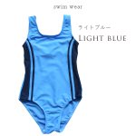 画像11: 水着メーカOEM スクール水着 水着 女の子 ワンピース キッズ 子供用 ジュニア 女児 小学生中学生 カップセット UPF50+ 裏地付き ネームタグ付き 110〜170サイズまで (11)
