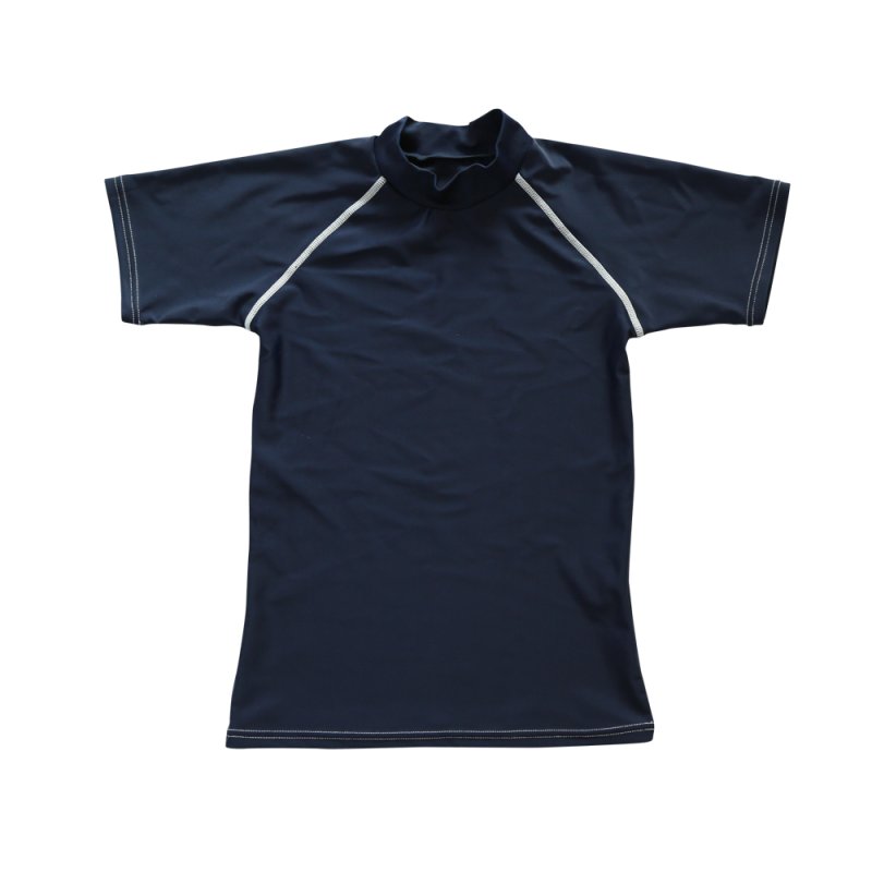 画像14: 男児半袖 水着ウェア ッシュガード キッズ スクール 水着 半袖 ラッシュ tシャツ 子供 学校 水陸両用 スイムウェア スポーツ 小学生 中学生 スイム 男女兼用 [UVカット・冷感速乾] (14)