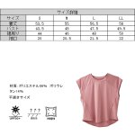 画像17: ヨガウェア　Tシャツ　ヨガウェア 超軽量　ストレッチタイプ トップス レディース　ランニングウェア ゆったりシャツ トレーニングウェア フィットネスウェア ジムウェア [YGW20-12] (17)