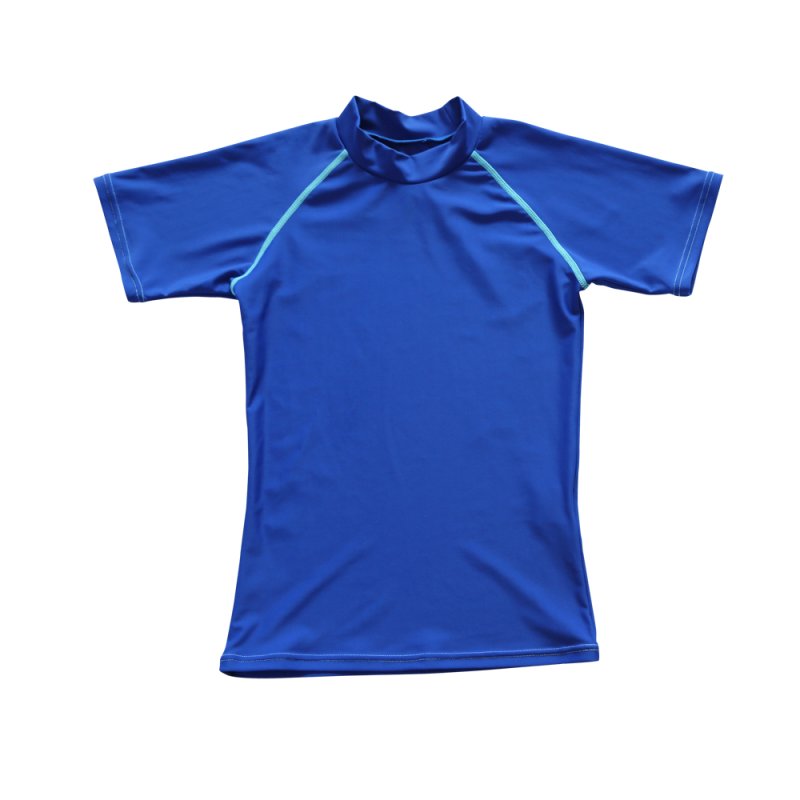 画像13: 男児半袖 水着ウェア ッシュガード キッズ スクール 水着 半袖 ラッシュ tシャツ 子供 学校 水陸両用 スイムウェア スポーツ 小学生 中学生 スイム 男女兼用 [UVカット・冷感速乾] (13)