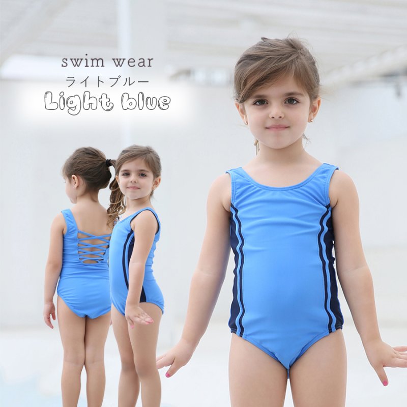 画像5: 水着メーカOEM スクール水着 水着 女の子 ワンピース キッズ 子供用 ジュニア 女児 小学生中学生 カップセット UPF50+ 裏地付き ネームタグ付き 110〜170サイズまで (5)