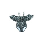 画像11: オフォショルター KIDS水着 可愛い水着　子供（小）水着 キッズ 女の子 ワンピース キッズ リボン 子ども用水着 水着 ワンピース 水泳 スイムウェア ウェアキッズ (11)