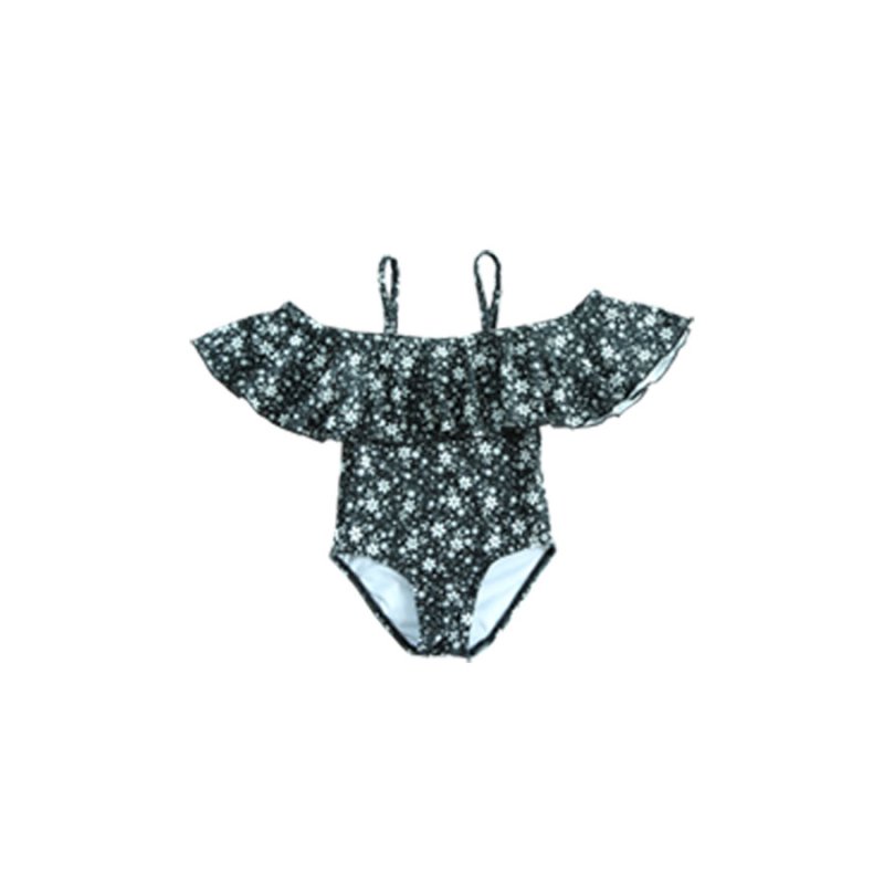 画像11: オフォショルター KIDS水着 可愛い水着　子供（小）水着 キッズ 女の子 ワンピース キッズ リボン 子ども用水着 水着 ワンピース 水泳 スイムウェア ウェアキッズ (11)