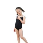 画像9: 水着 女の子 フリルワンピース 水玉柄 キッズ 水着 女の子 スイミング スイムウェア 水遊び　子供（小）水着 キッズ 女の子 ワンピース キッズ リボン 子ども用水着 水着 水泳 スイムウェア ウェアキッズ  (9)