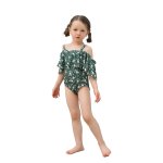 画像8: オフォショルター KIDS水着 可愛い水着　子供（小）水着 キッズ 女の子 ワンピース キッズ リボン 子ども用水着 水着 ワンピース 水泳 スイムウェア ウェアキッズ (8)