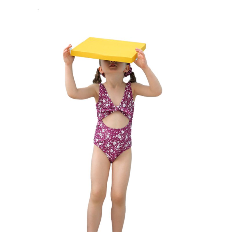 画像10: カチューシャ付き 子供（小）水着 女の子 ワンピース キッズ リボン 子ども用水着 ワンピース 水泳 スイムウェア ウェアキッズ スイムウェア 旅行温泉 紫外線対策 5サイズ (10)