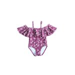画像10: オフォショルター KIDS水着 可愛い水着　子供（小）水着 キッズ 女の子 ワンピース キッズ リボン 子ども用水着 水着 ワンピース 水泳 スイムウェア ウェアキッズ (10)
