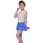 画像14: カチューシャつき インナーつき デニム風スカート 水着Tシャツ キャミソール 体系カバー 子供水着セット　ガールズ 女の子 上下セット キッズ 子供用 UVカット フィットネス水着 (14)