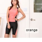画像9: Fitness水着フィットネス水着 ディース フィットネス水着 セパレート ノースリ スイムビックサイズあり　４L　５L セット レディースフィットネスセパレート水着 めくれ防止 (9)