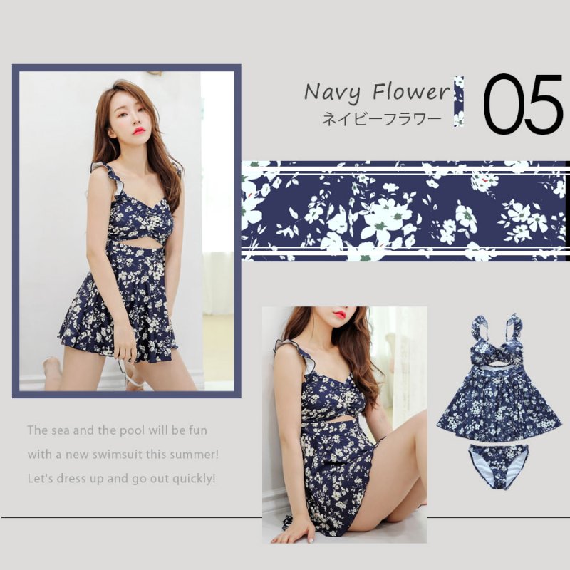 画像12: 肩紐ワンピース水着 (12)