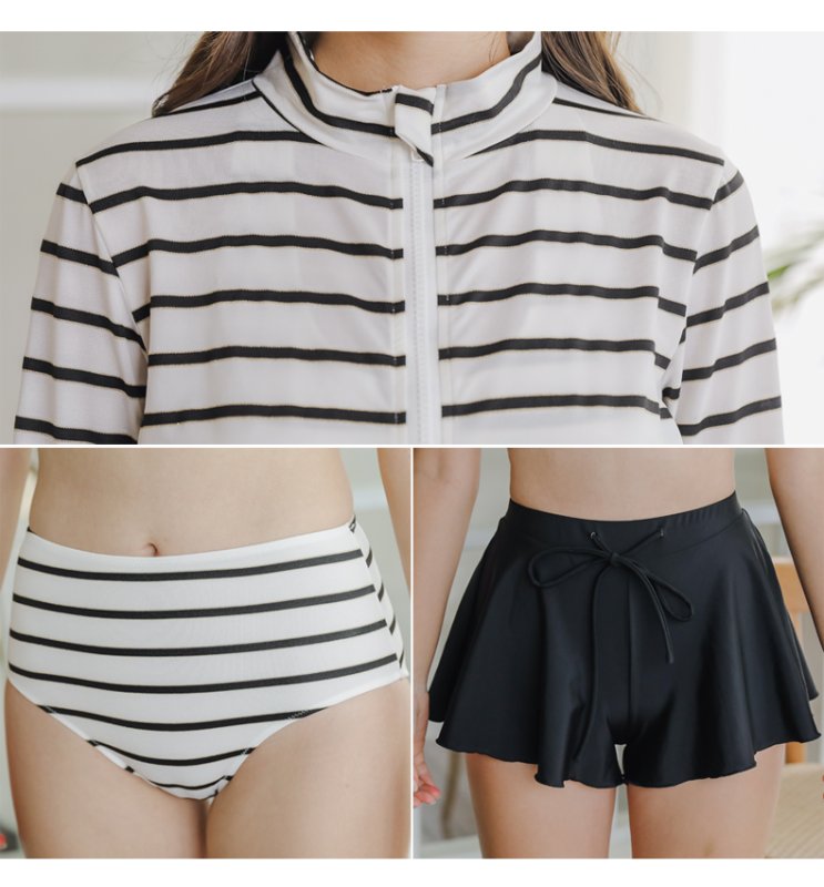 画像4: ラッシュガードスポーツブラショーツセットとショットパンツセットk  (4)