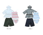 画像6: ラッシュガードとサーフパンツとタンキニトップスとショーツ水着4点セット (6)
