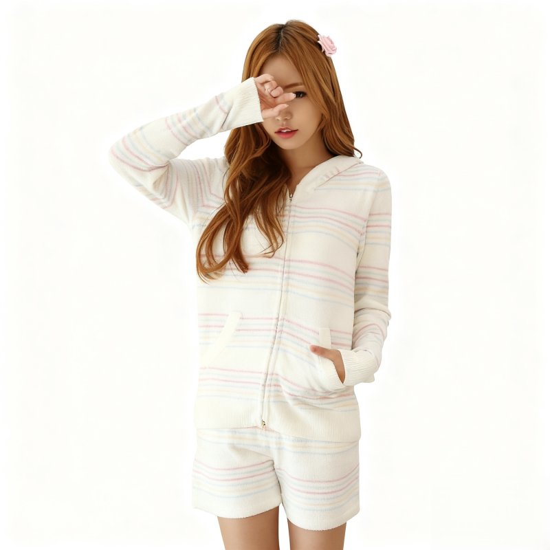 画像3: ショットパンツセットショールカーディガン (3)