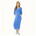 画像4: ロングワンピースルームウェア (4)