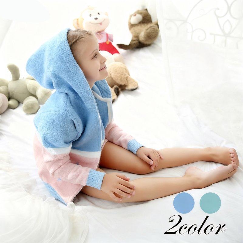 画像1: 3点セット子供用モコモコ高質ルームウェア (1)