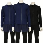 画像10: 男女兼用インナー着きショットパンツと半袖ラッシュガード水着セット (10)