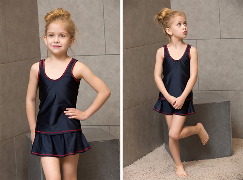 画像7: スクール水着上下セット水着 (7)