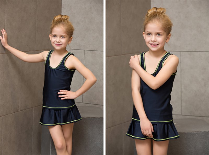 画像8: スクール水着上下セット水着 (8)