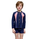 画像5: 長袖ラッシュガード　濃紺スクール水着　男の子 (5)