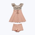 画像4: ワンピースとショーツ2点セット水着 (4)