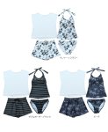 画像4: 体型カバー水着4点セット (4)