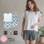 画像1: 体型カバー水着4点セット (1)