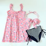 画像6: ハイウェストパンツ付きワンピース3点セット (6)