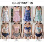 画像4: ハイウェストパンツ付きワンピース3点セット (4)