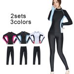 画像2: ロングフィットネス水着 (2)