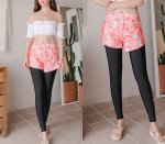 画像7: UVカットクール水着地ショットパンツ付きレギンス (7)