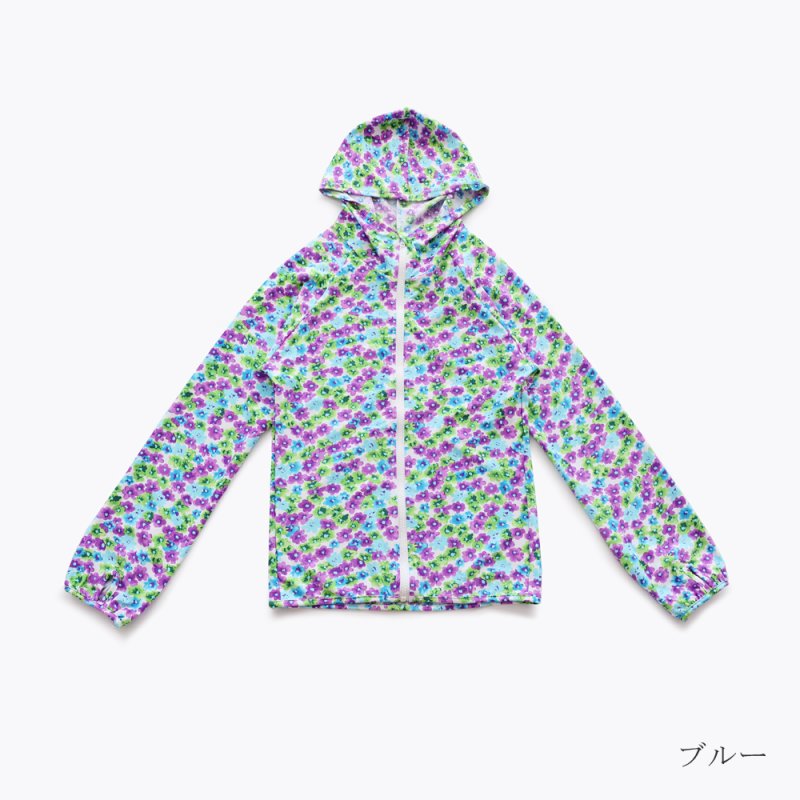 画像6: UVカット紫外線防止速乾冷感素材レディース花柄ラッシュガード (6)