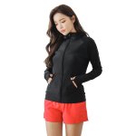 画像6: UPF50+UVカットラッシュガード10カラ-無地　ラッシュガード レディース パーカー　シンプル　水着 オーバーウェア パーカー 長袖 UVカット 2WAY (6)