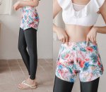 画像8: UVカットクール水着地ショットパンツ付きレギンス (8)