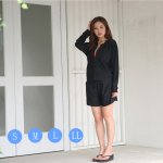 画像1: UVカット上下セットラッシュガード (1)