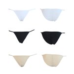 画像3: お尻ギャザーショーツ 水着 レディース　水着インナー防透けショーツ 水着 ブラジリアン 単品 レディース ボトム ショーツ ビキニ バックギャザー ラテンカット (3)