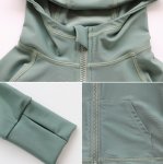 画像2: キッズ ラッシュガード KIDS用帽子つき　ロング袖　水着男女兼用 スクール水着 キッズ スクールラッシュガード 女の子 男の子 無地 学校用水着 フード付き (2)