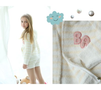 画像1: 子供用モコモコ高質ルームウェア