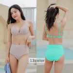 画像6: 特殊素材のビキニセット (6)