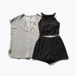 画像19: インナー付きショットパンツとハイネックトップスとパーカー オシャレー水着　レデイース体型カバー　カバーアップ水着　ファション水着　アパレル水着　水着ファッション　ママ系水着　スイムウェア (19)