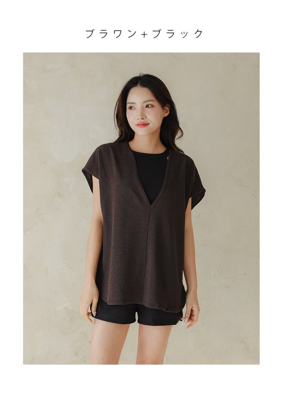 画像13: インナー付きショットパンツとハイネックトップスとパーカー オシャレー水着　レデイース体型カバー　カバーアップ水着　ファション水着　アパレル水着　水着ファッション　ママ系水着　スイムウェア (13)